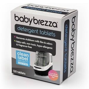 Baby Brezza Detergent Tablets for use with bottle washer pro, 120 tablets